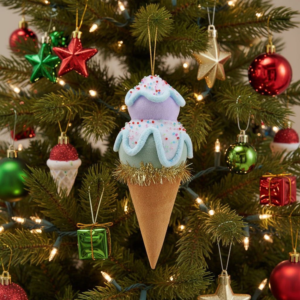Hanging Ice Cream Christmas Tree Decoration