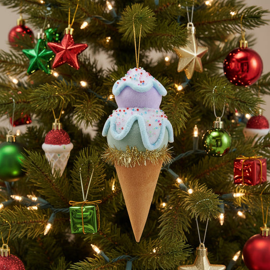 Hanging Ice Cream Christmas Tree Decoration