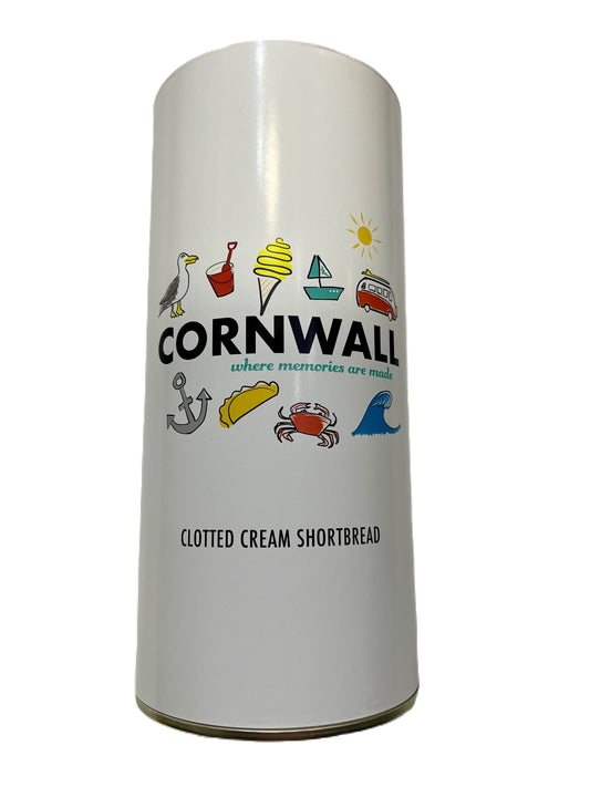 Clotted Cream Shortbread Tube - Cornwall Icons 200g