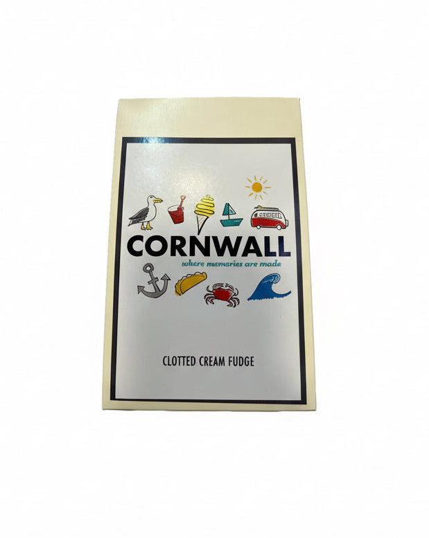 Clotted Cream Fudge Carton - Cornwall Icons 150g