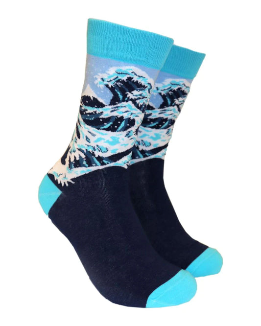 Soctopus Socks - The Wave Unisex, Size 4-8