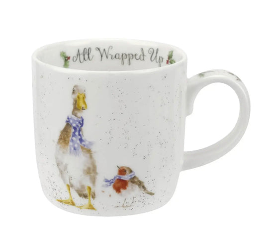 Royal Worcester, Wrendale, 'All Wrapped Up’ Mug