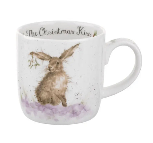 Royal Worcester, Wrendale, 'The Christmas Kiss’ Mug