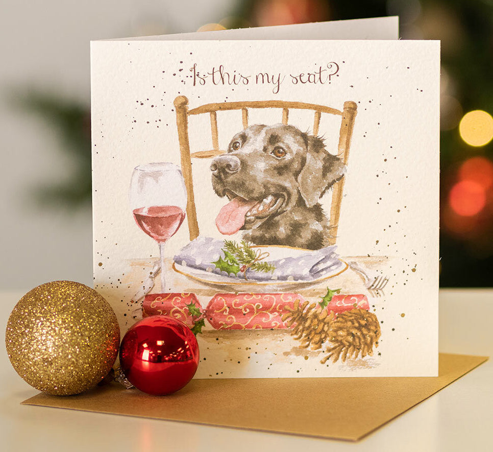 'Is this my Seat?' Christmas Card