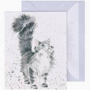 'Lady of the House' Miniature Greetings Card