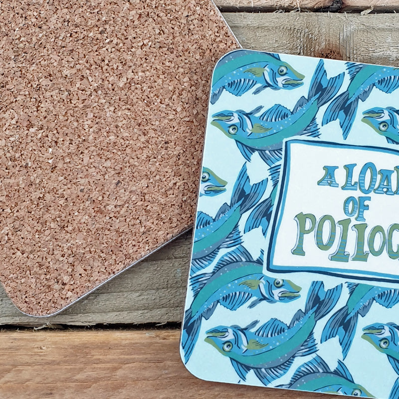 'A Load of Pollocks' Coaster