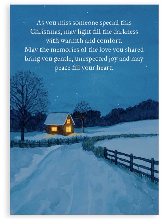 May Light Fill the Darkness, Christmas Card