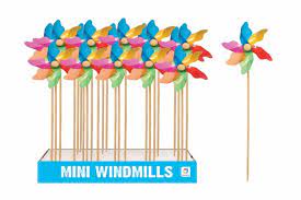 Mini Wood Windmill