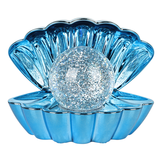 Colour Changing Mood Lamp Clam Shell - Metallic Blue