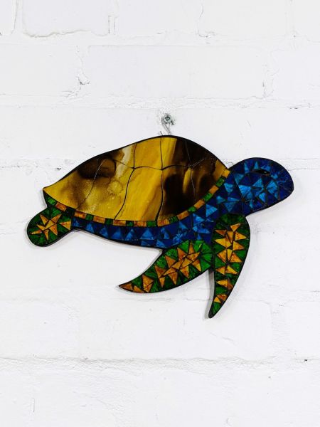 Mosaic Turtle, Wall Hanging