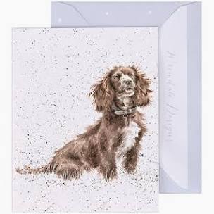 'Obedience' Miniature Greetings Card