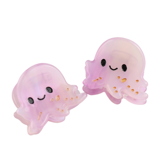 Mini Octopus Hair Claw Clips, Twin Pack