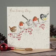 'One Snowy Day' Christmas Card