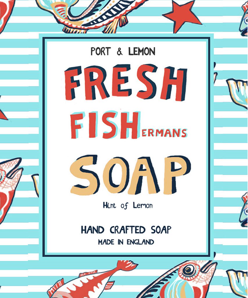 'Fresh Fisherman' Hand Crafted Lemon  Soap