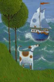 'Sailing Away' Greetings Card