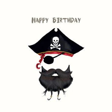 'Happy Birthday' Pirate Greeting Card