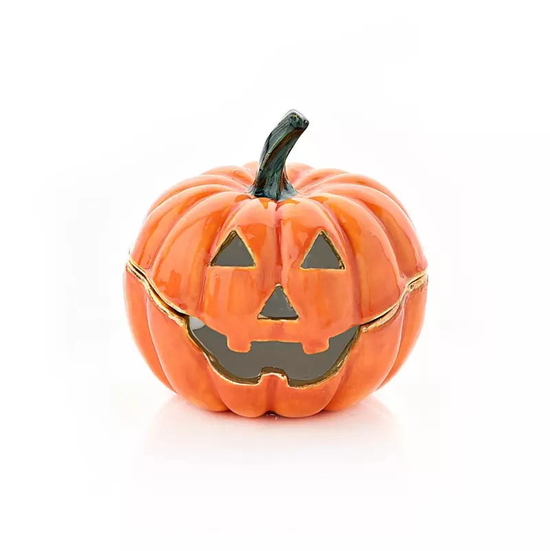 Halloween Pumpkin Treasured Trinket Box