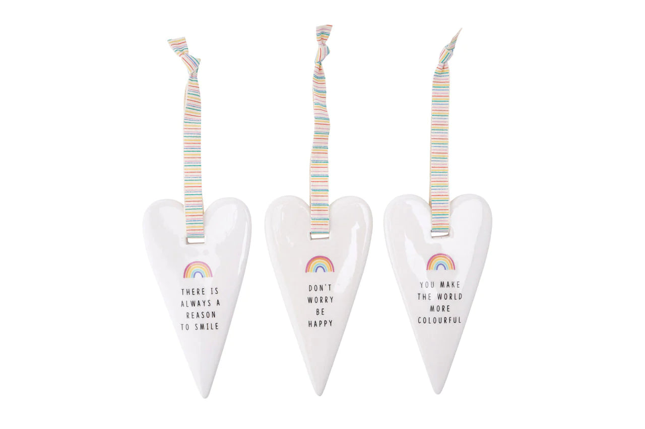 Chasing Rainbows, Ceramic Hanger