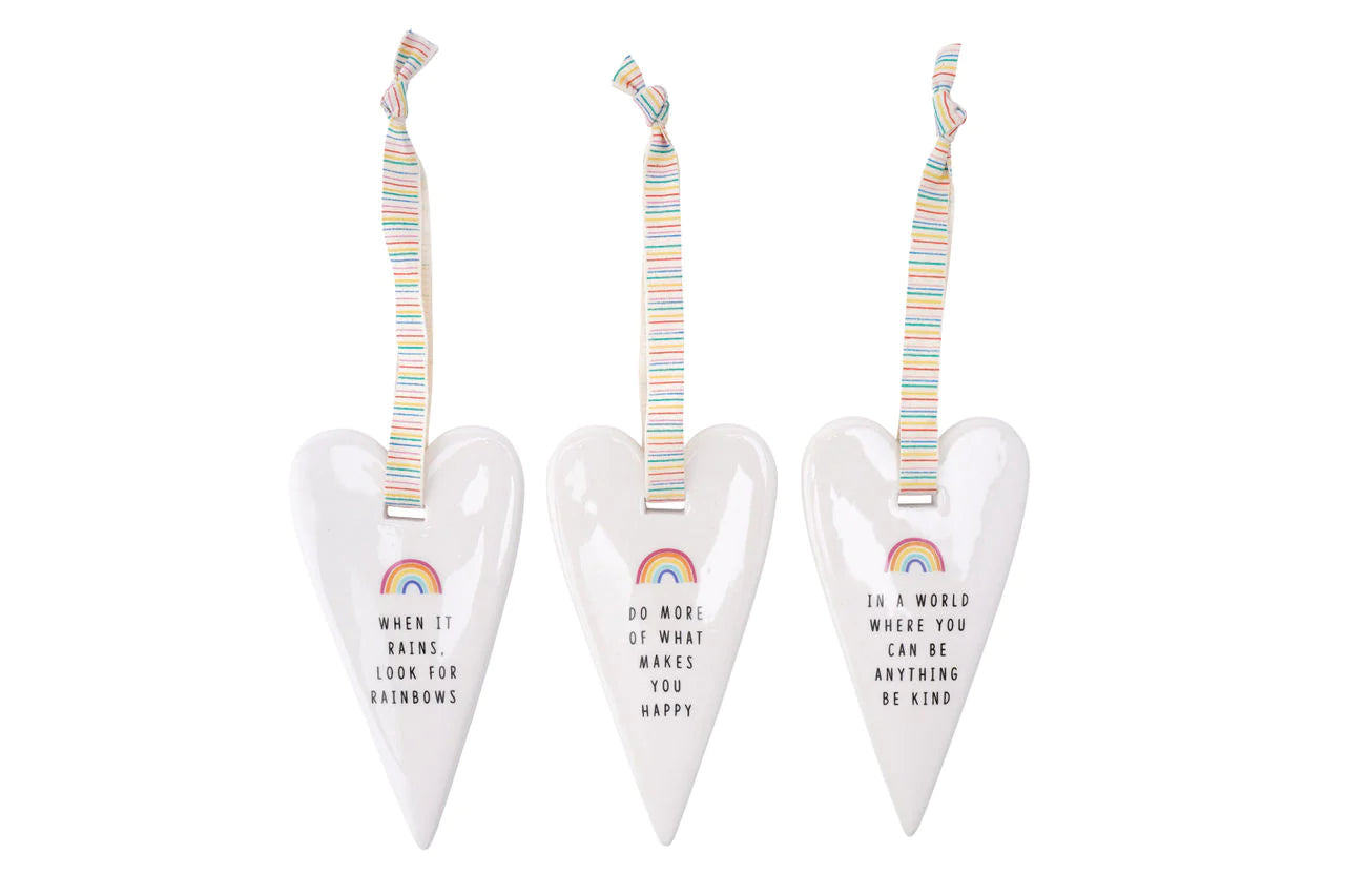 Chasing Rainbows, Ceramic Hanger