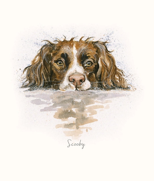 Feather & Fir Scooby Greetings Card