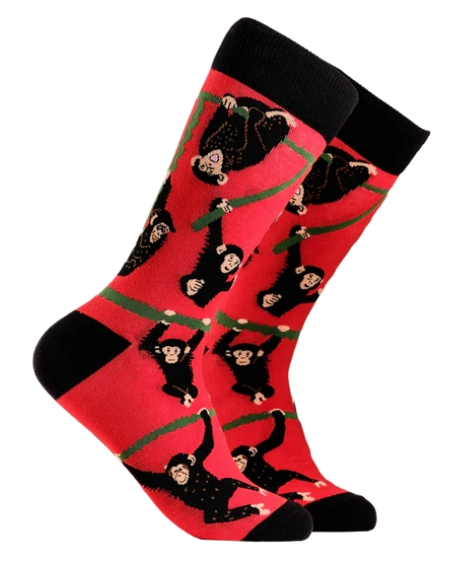 Soctopus Socks - Chimpanzees - Size 4-8