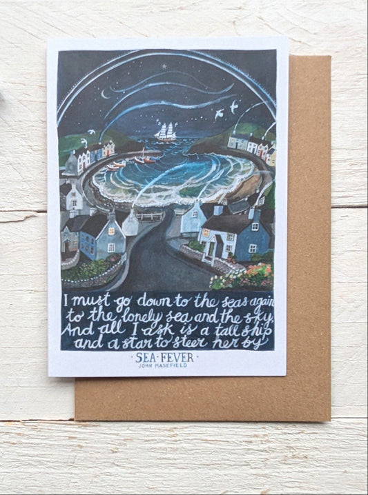 Sea Fever Greetings Card