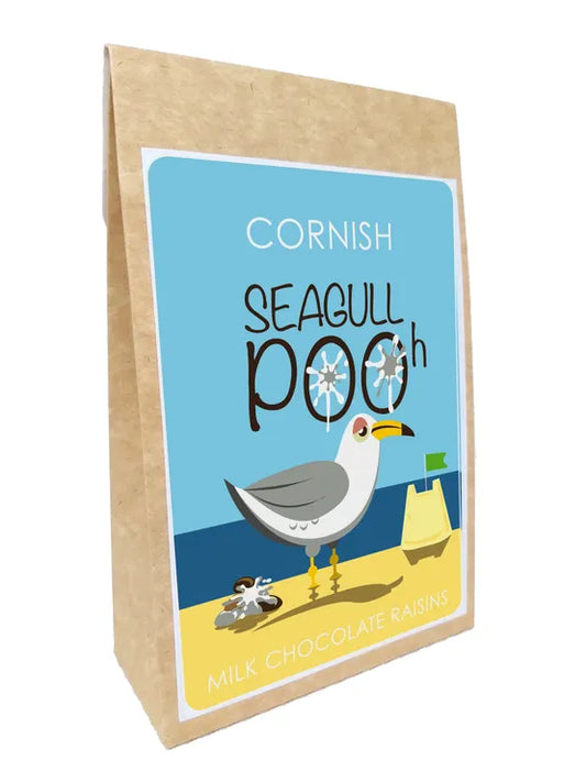 Cornish Seagull Pooh - Milk Chocolate Raisins