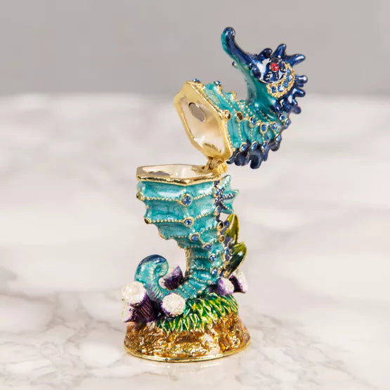 Seahorse Treasured Trinket Box