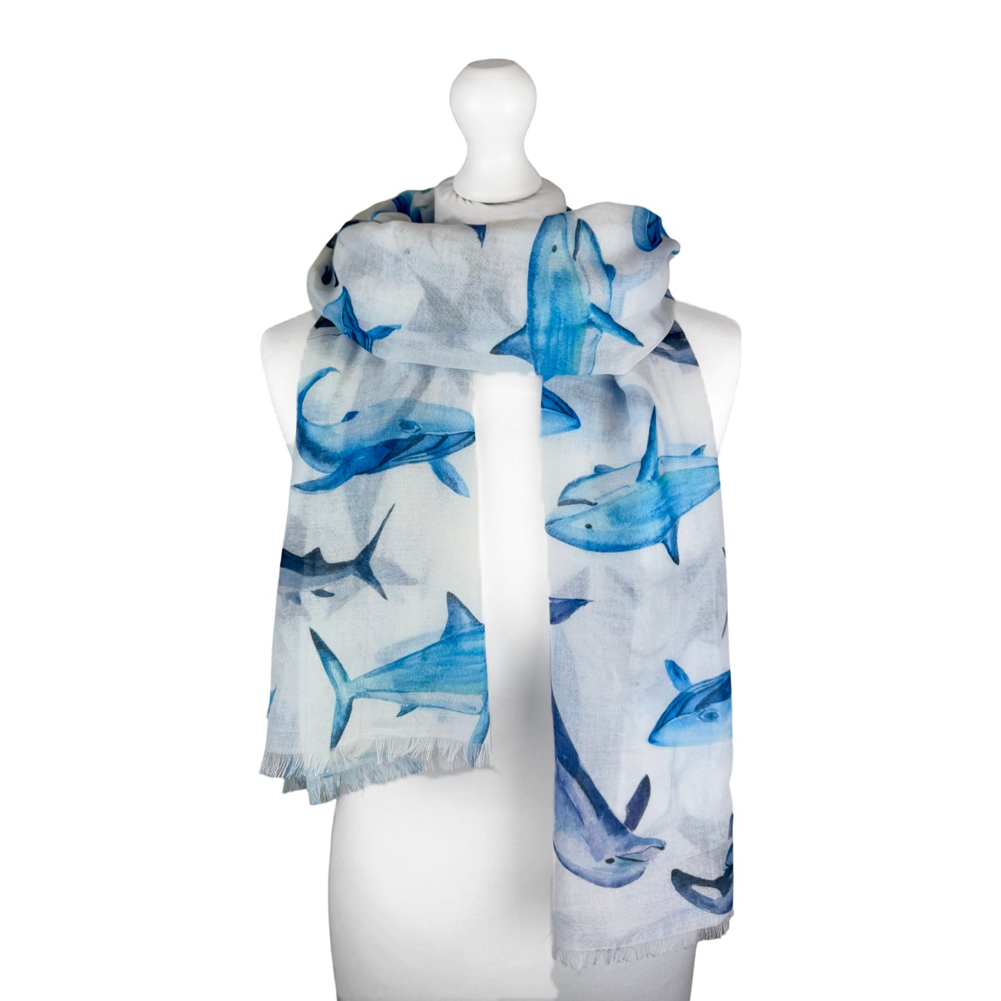 Sea Life Scarf, Green