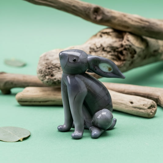 Glass Stargazing Hare