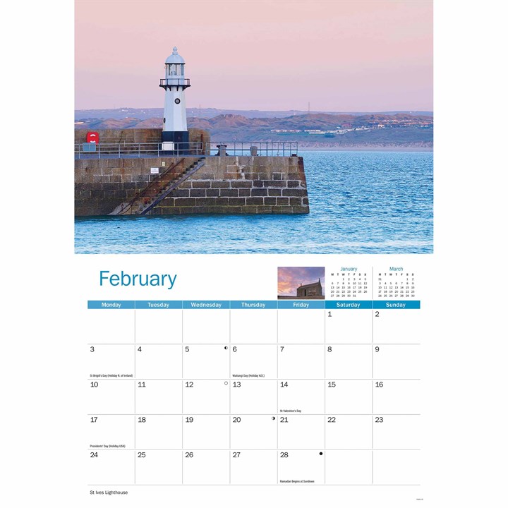 St Ives, A4 Calendar 2025