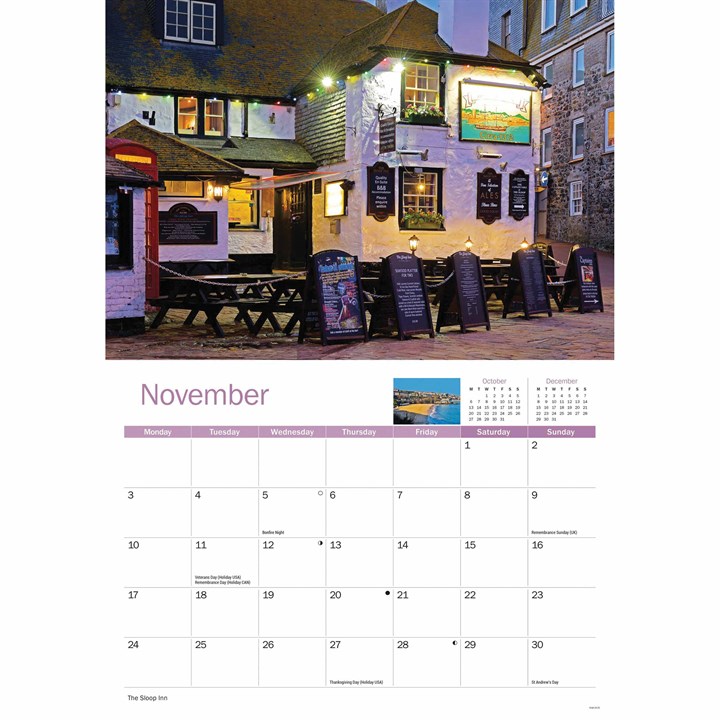 St Ives, A4 Calendar 2025
