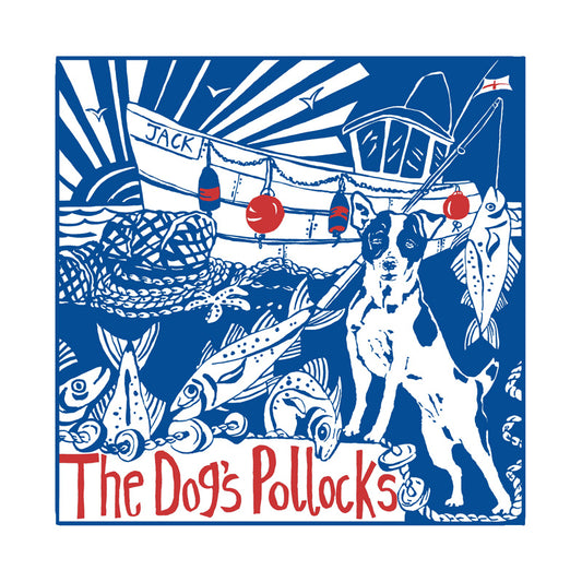 'The Dogs Pollocks' Greetings Card