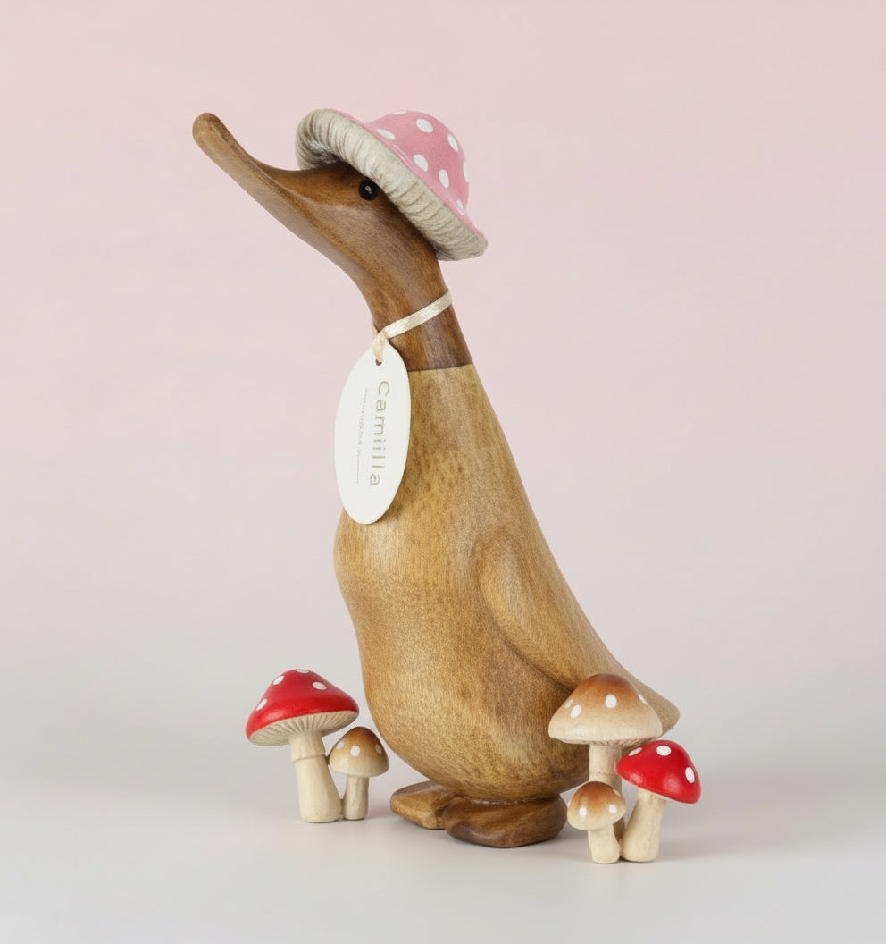 DCUK Woodland Folk Duck, Pink Hat