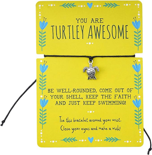 Live Happy, 'Your Turtley Awesome' Bracelet