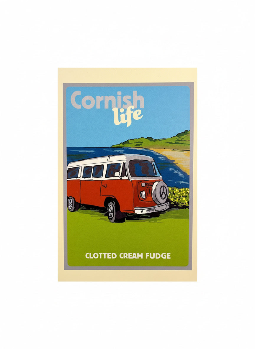 Clotted Cream Fudge Carton - VW Camper 150g