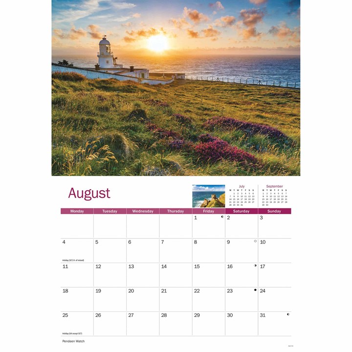 West Cornwall, A4 Calendar 2025