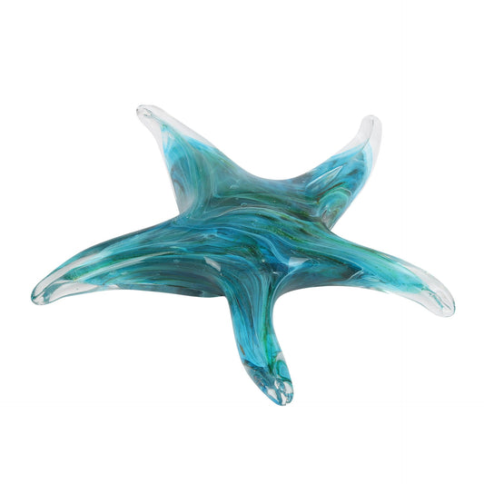 Large Glass Starfish Figurine