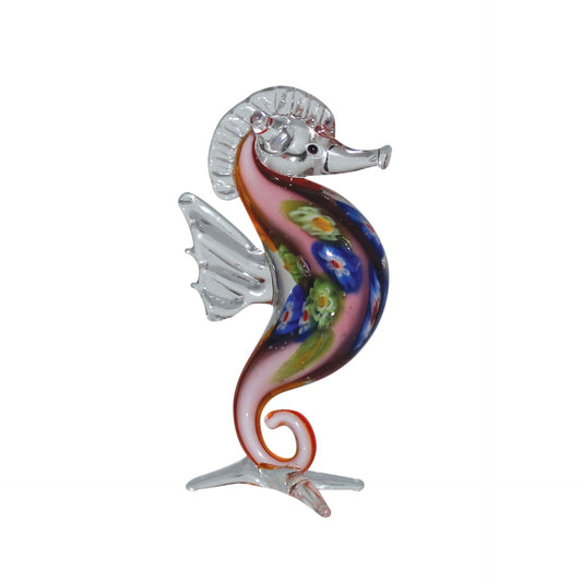 Glass Seahorse Figurine