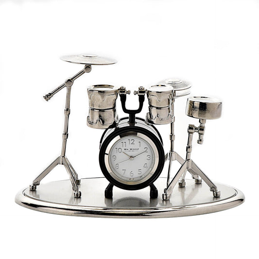 Miniature Drum Set Clock