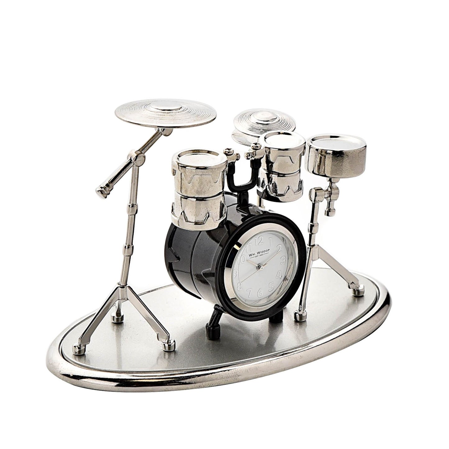 Miniature Drum Set Clock