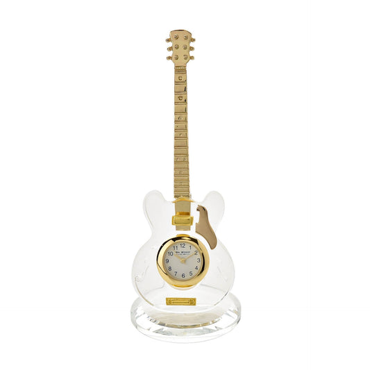 Miniature Crystal Guitar Clock