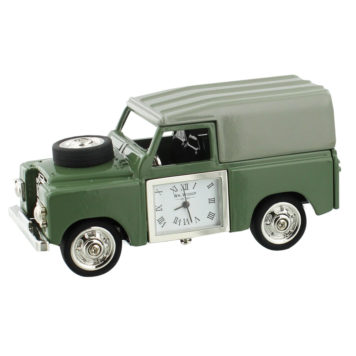 Miniature Land Rover Clock