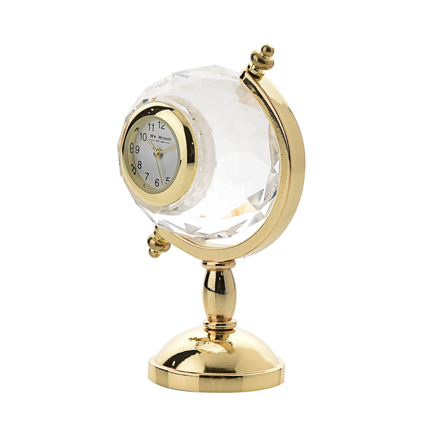 Miniature Glass Globe Clock