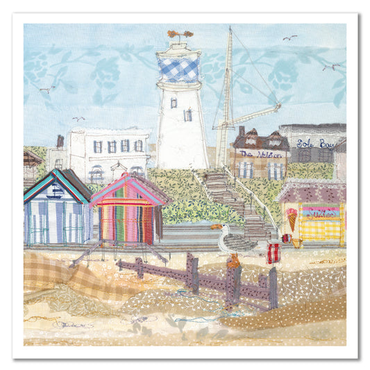 'Seagulls Rest' Greetings Card by Abigail Mill