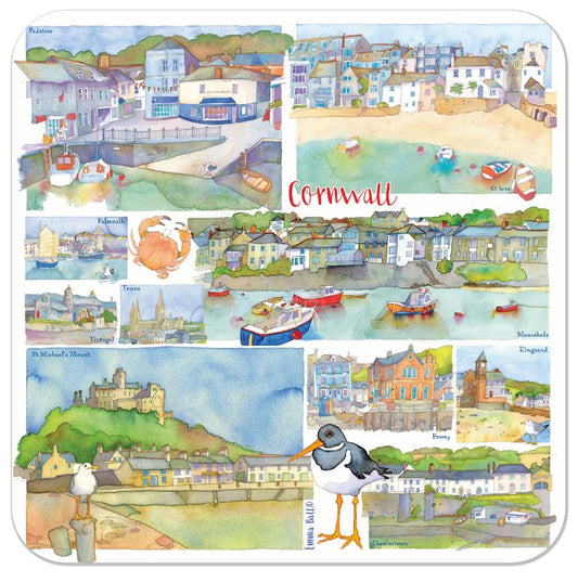 "Cornwall" Drinks Coaster