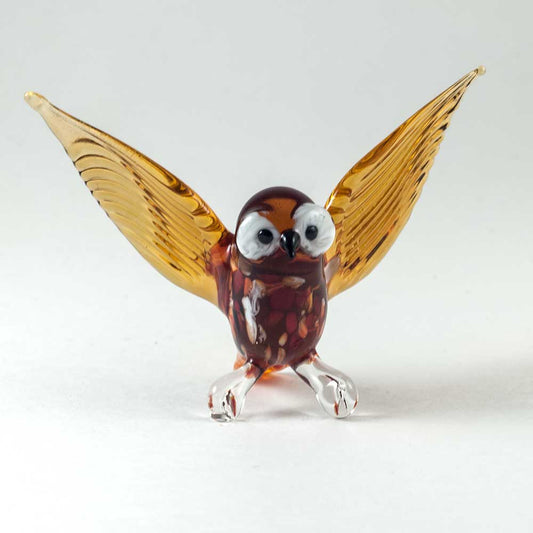 Glass Flying Owl