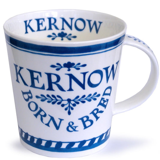 'Kernow Born & Bred' Fine Bone China Mug