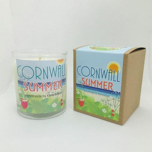 Cornwall Summer Scented Soy Wax Candle, Kernow Spa