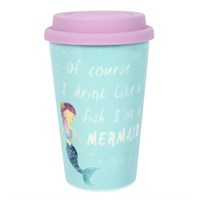 Mermaid Ceramic Travel Mug